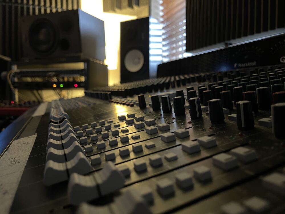 Studio desk detail